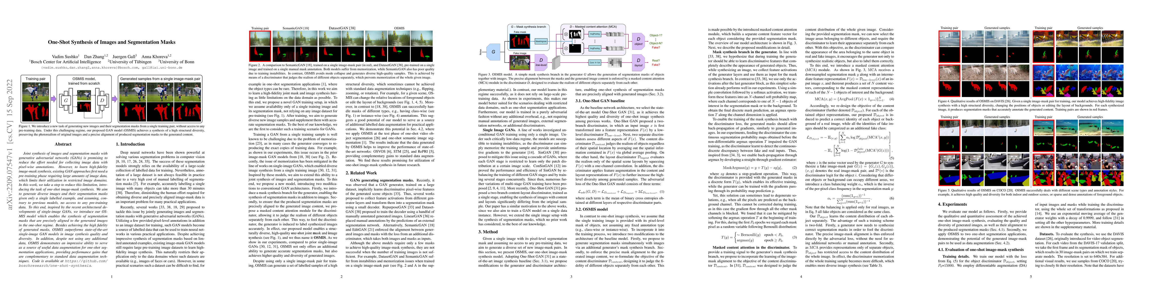 Thumbnail for One-Shot Synthesis of Images and Segmentation Masks