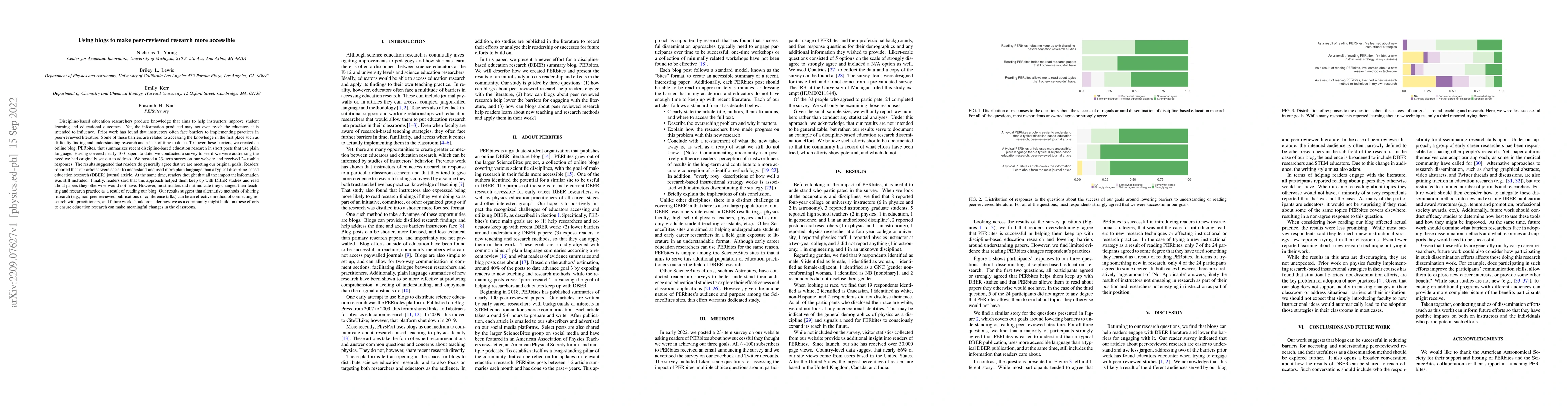 Thumbnail for Using blogs to make peer-reviewed research more accessible