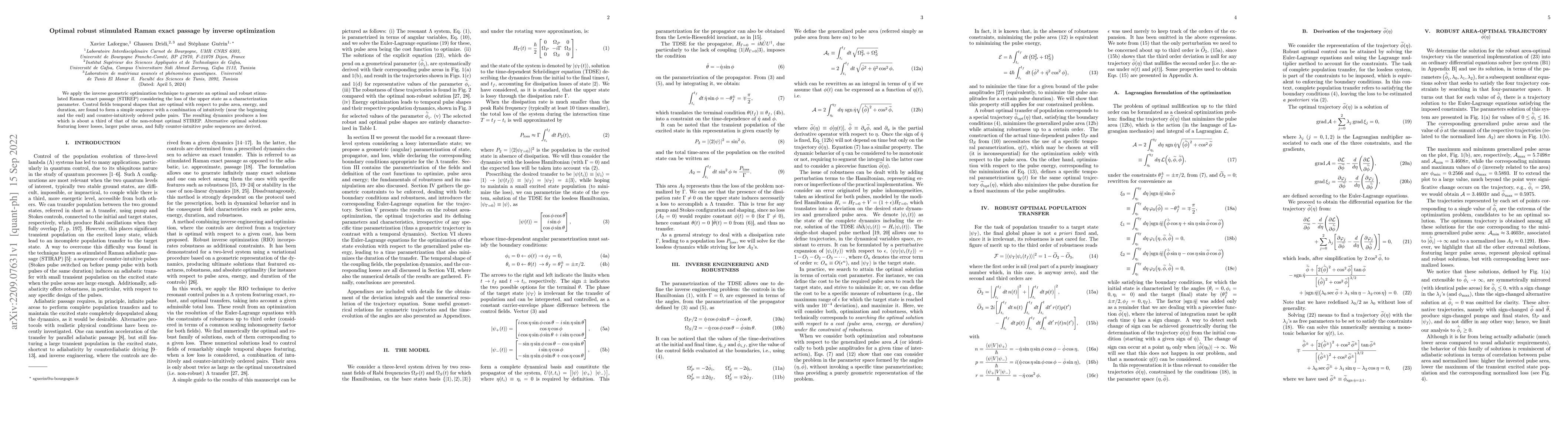 Thumbnail for Optimal robust stimulated Raman exact passage by inverse optimization