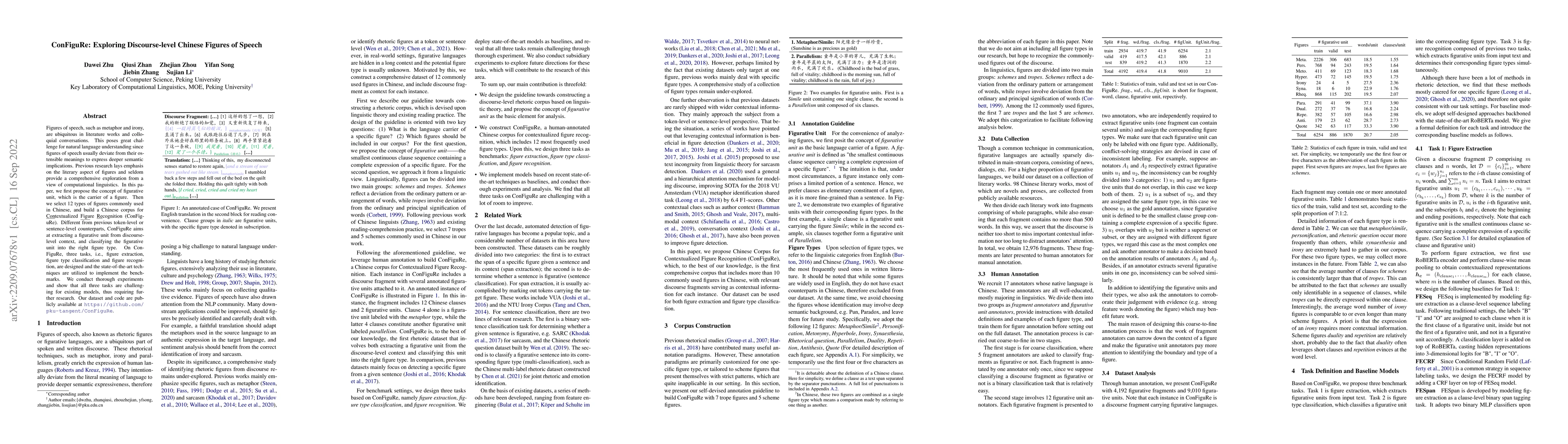 Thumbnail for ConFiguRe: Exploring Discourse-level Chinese Figures of Speech