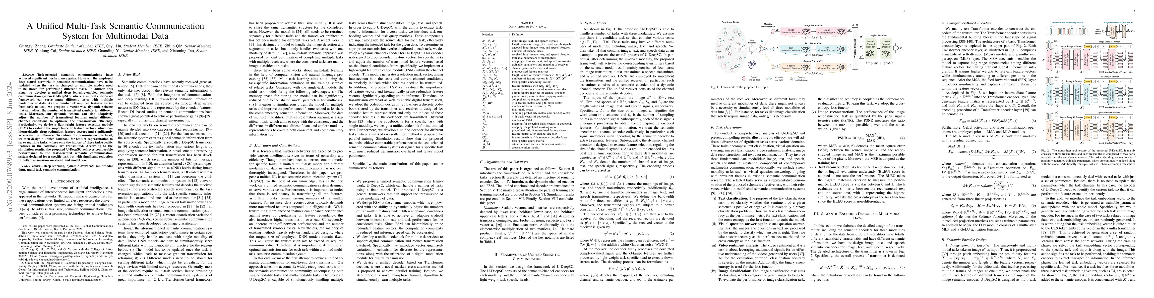 Thumbnail for A Unified Multi-Task Semantic Communication System for Multimodal Data