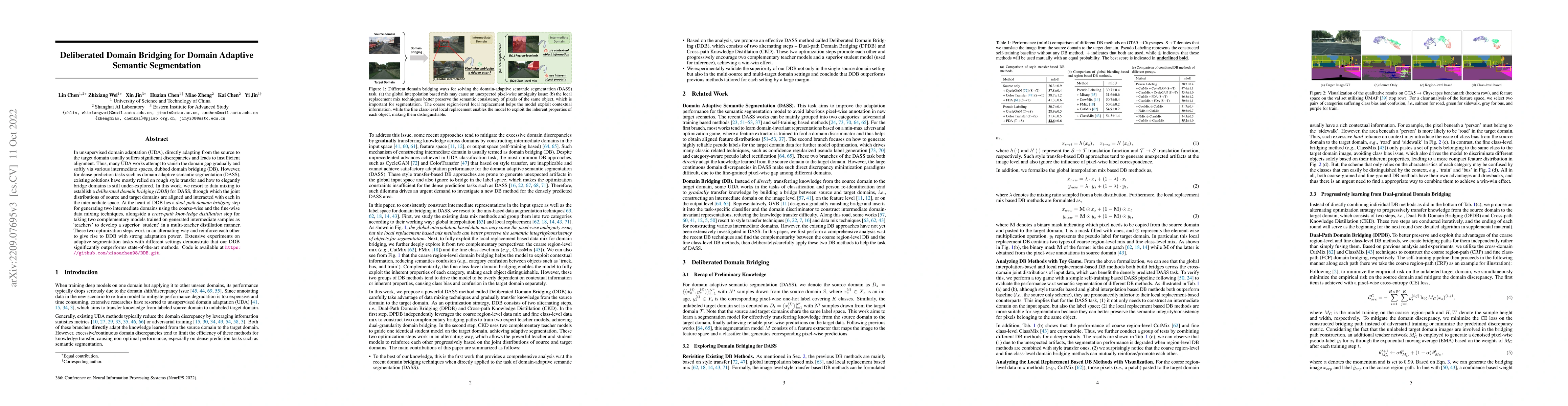 Thumbnail for Deliberated Domain Bridging for Domain Adaptive Semantic Segmentation