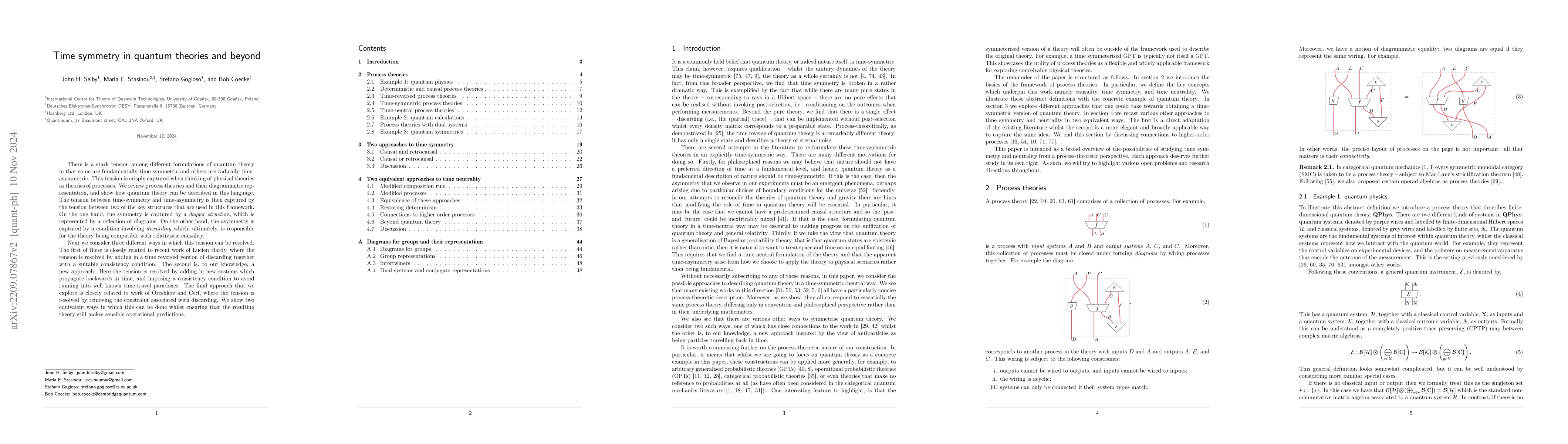 Thumbnail for Time symmetry in quantum theories and beyond