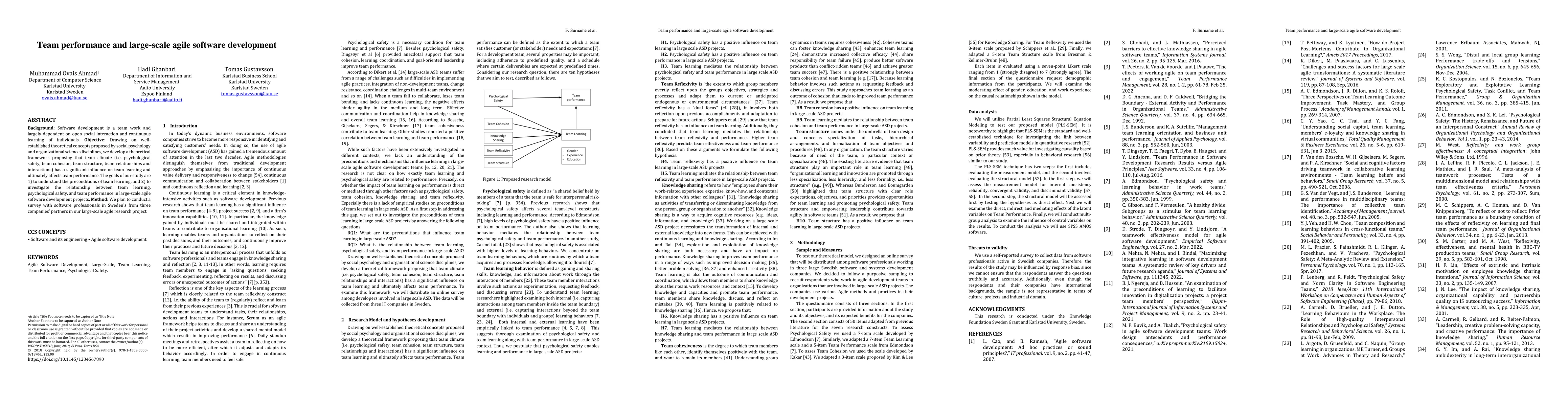 Thumbnail for Team performance and large scale agile software development