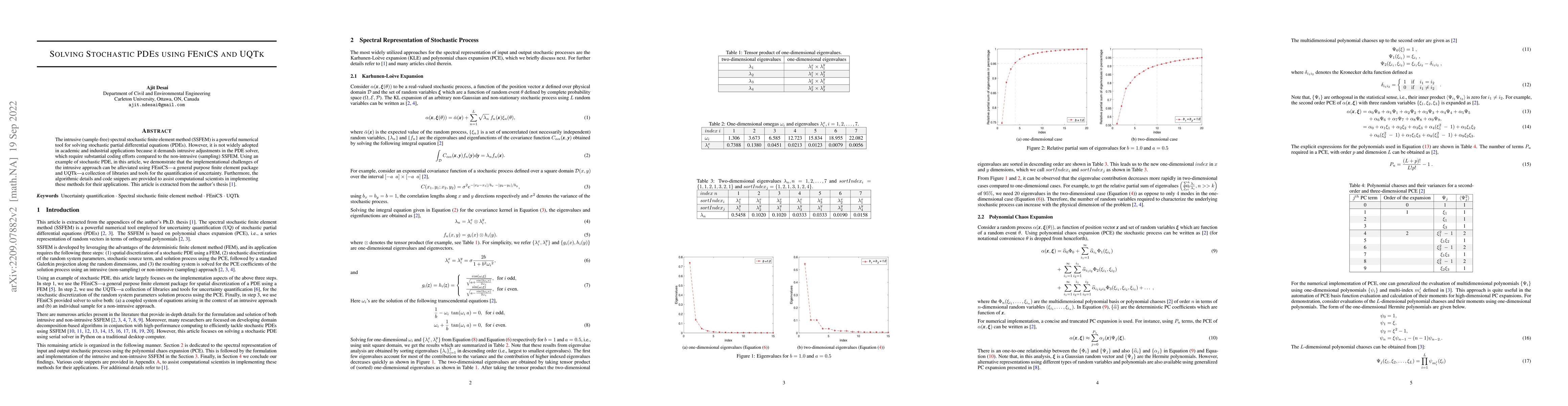 Thumbnail for Solving Stochastic PDEs Using FEniCS and UQtk