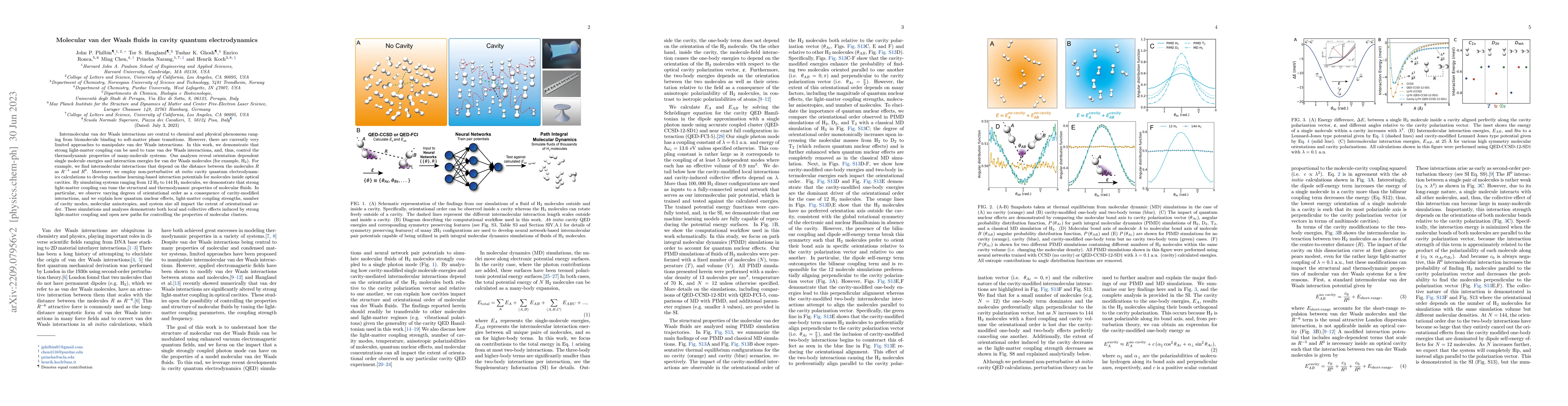Thumbnail for Molecular van der Waals fluids in cavity quantum electrodynamics