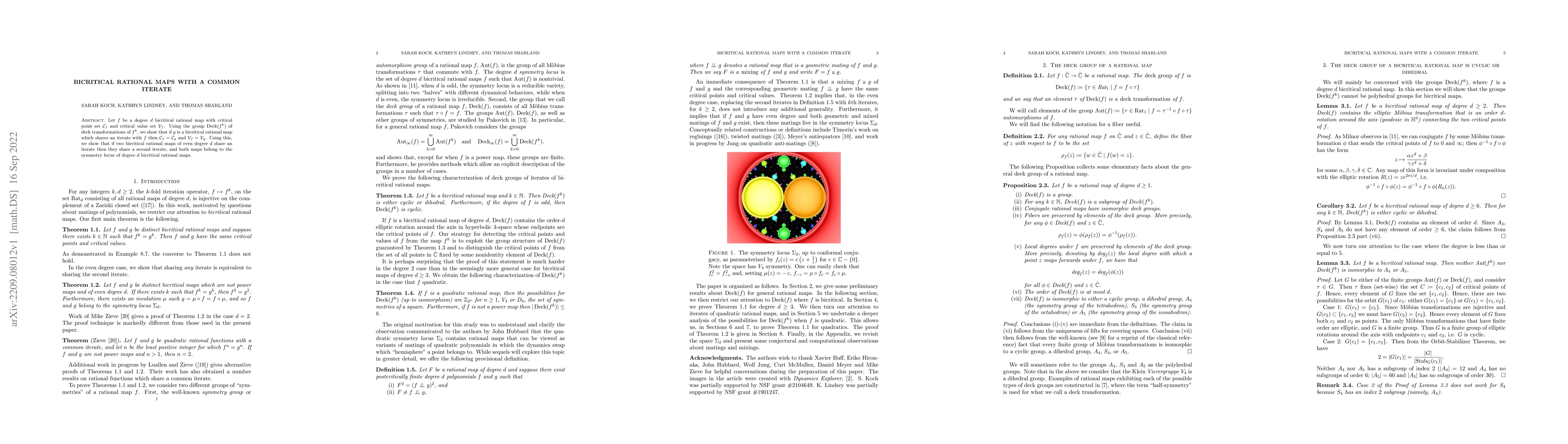 Thumbnail for Bicritical rational maps with a common iterate