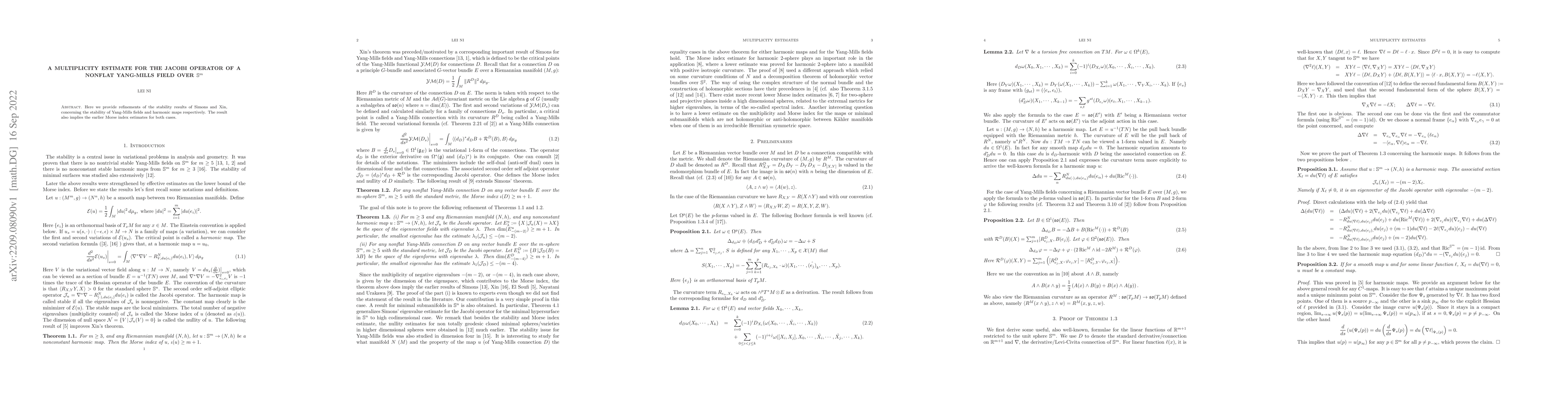 Thumbnail for A multiplicity estimate for the Jacobi operator of a nonflat Yang-Mills
  field over $\mathbb{S}^m$