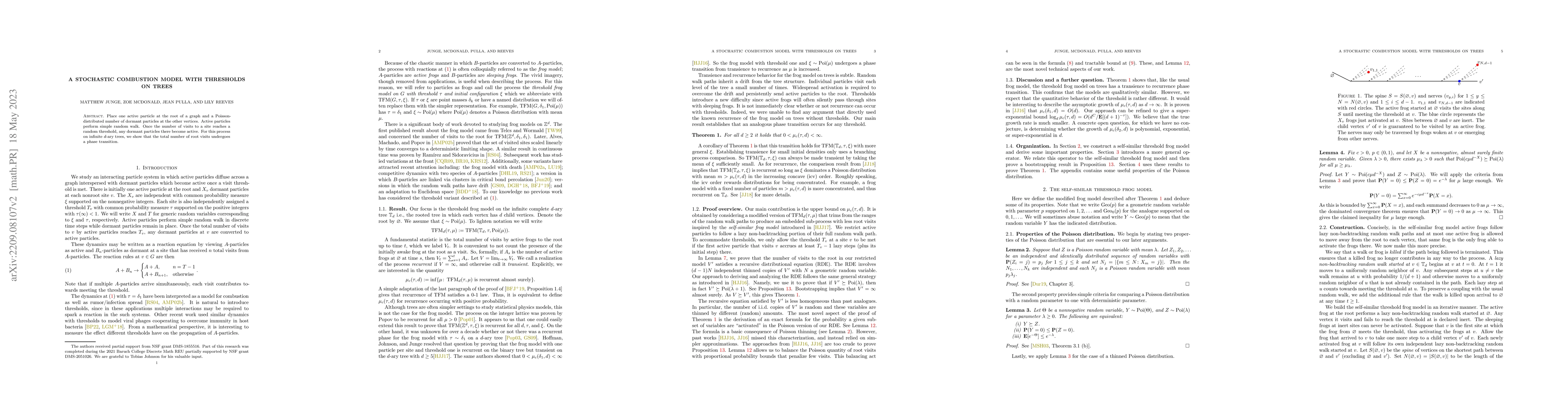 Thumbnail for A stochastic combustion model with thresholds on trees