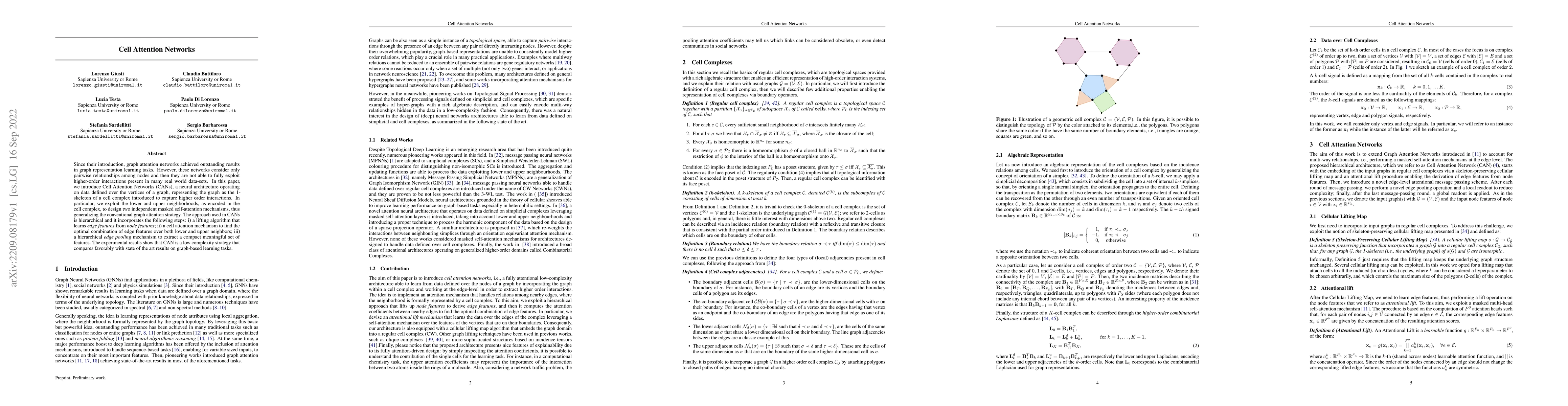 Thumbnail for Cell Attention Networks