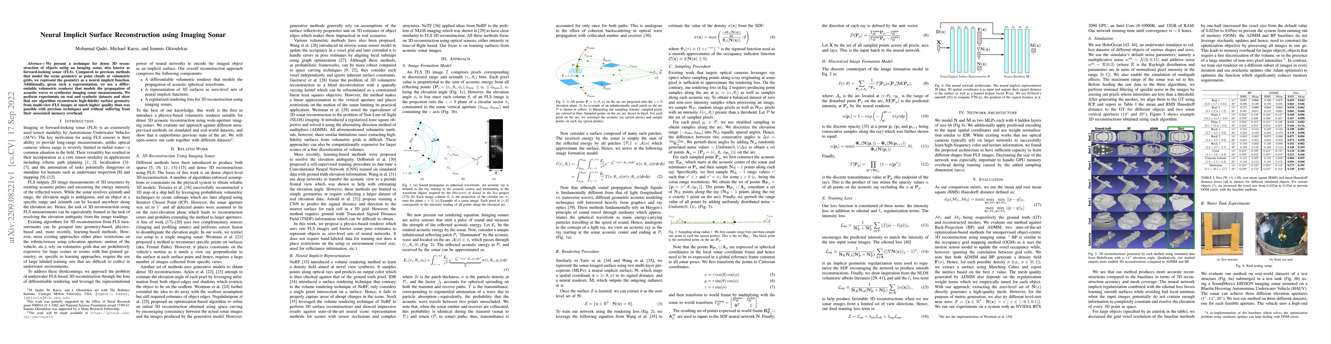 Thumbnail for Neural Implicit Surface Reconstruction using Imaging Sonar