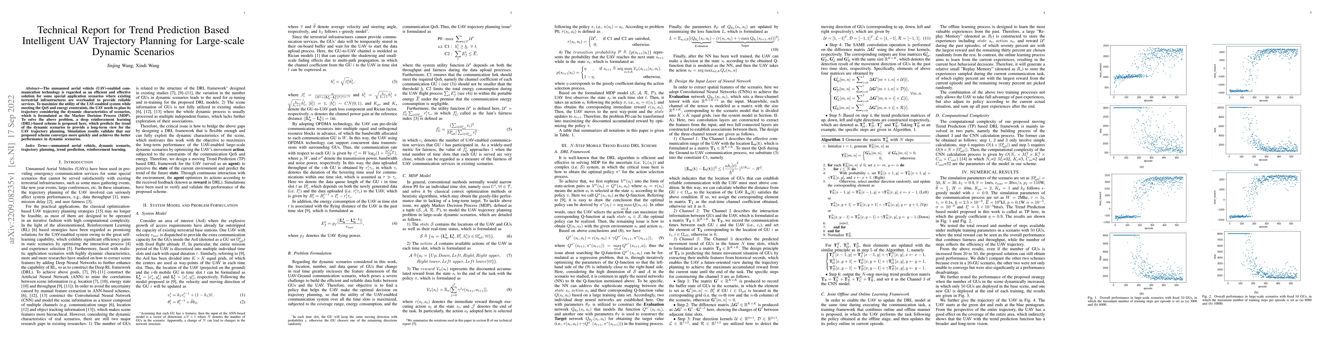 Thumbnail for Technical Report for Trend Prediction Based Intelligent UAV Trajectory
  Planning for Large-scale Dynamic Scenarios