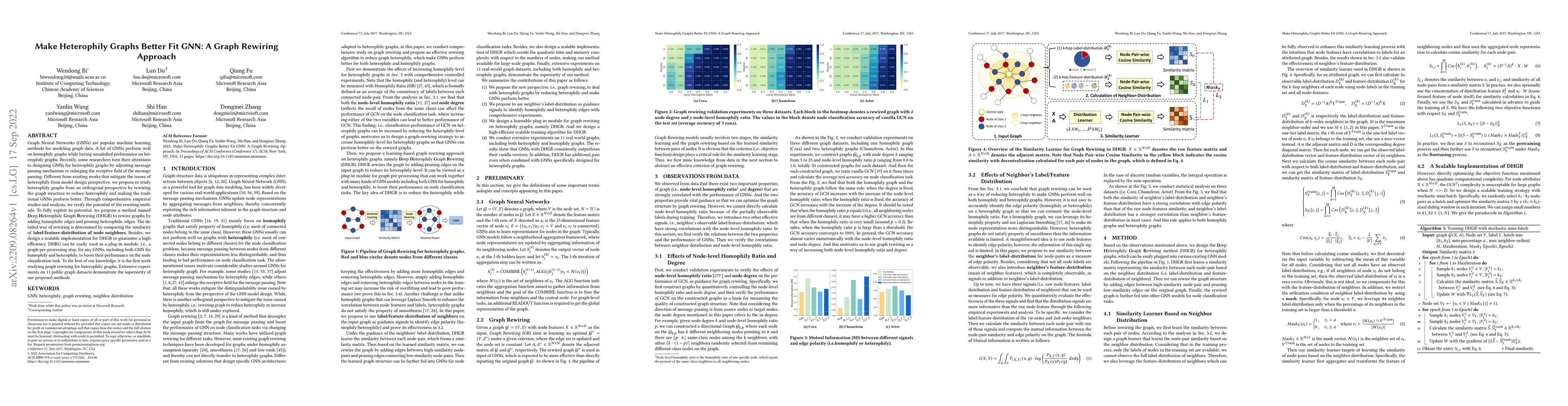Thumbnail for Make Heterophily Graphs Better Fit GNN: A Graph Rewiring Approach