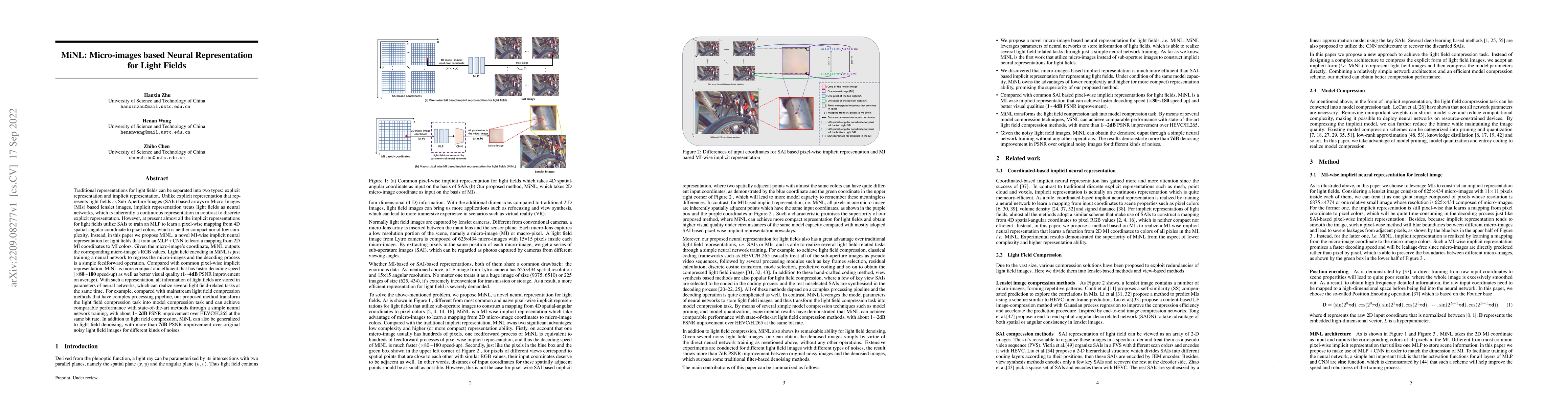 Thumbnail for MiNL: Micro-images based Neural Representation for Light Fields