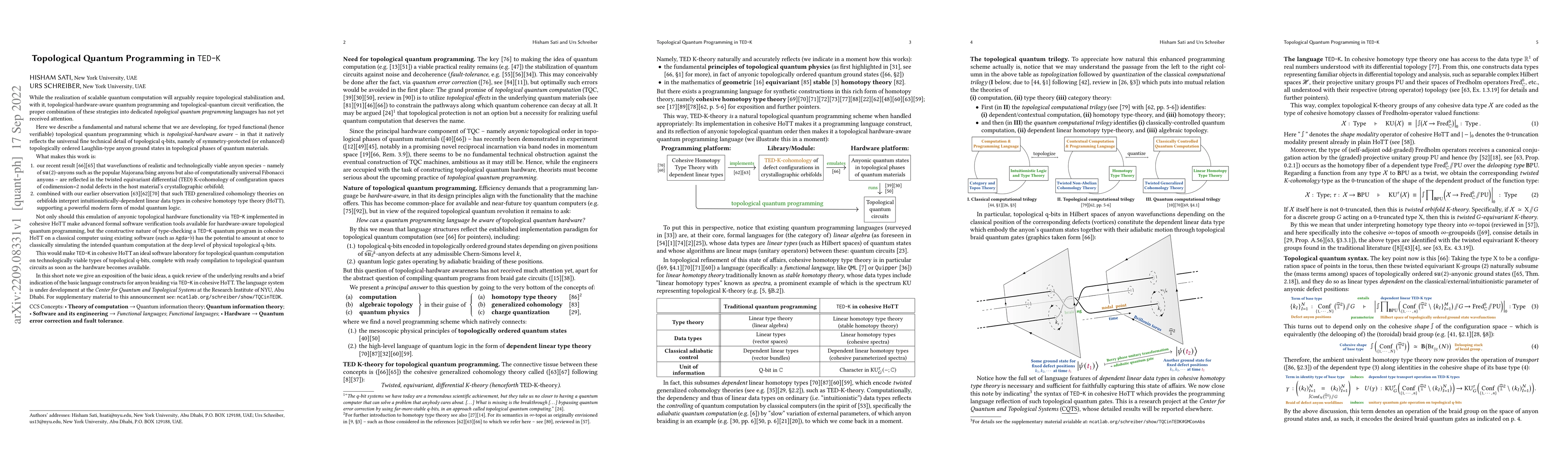 Thumbnail for Topological Quantum Programming in TED-K