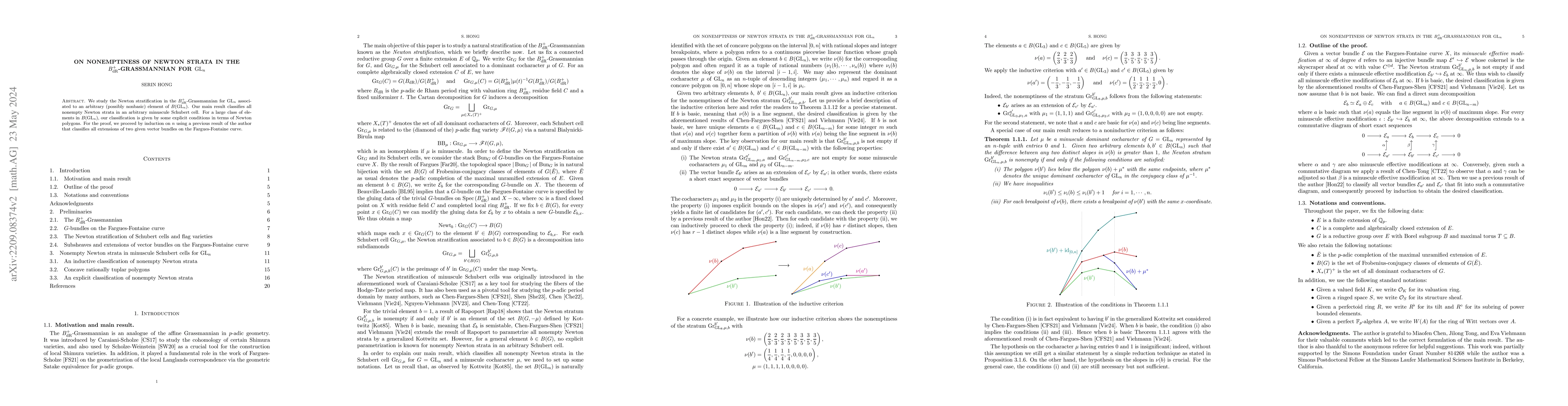 Thumbnail for On nonemptiness of Newton strata in the $B_\mathrm{dR}^+$-Grassmannian
  for $\mathrm{GL}_n$