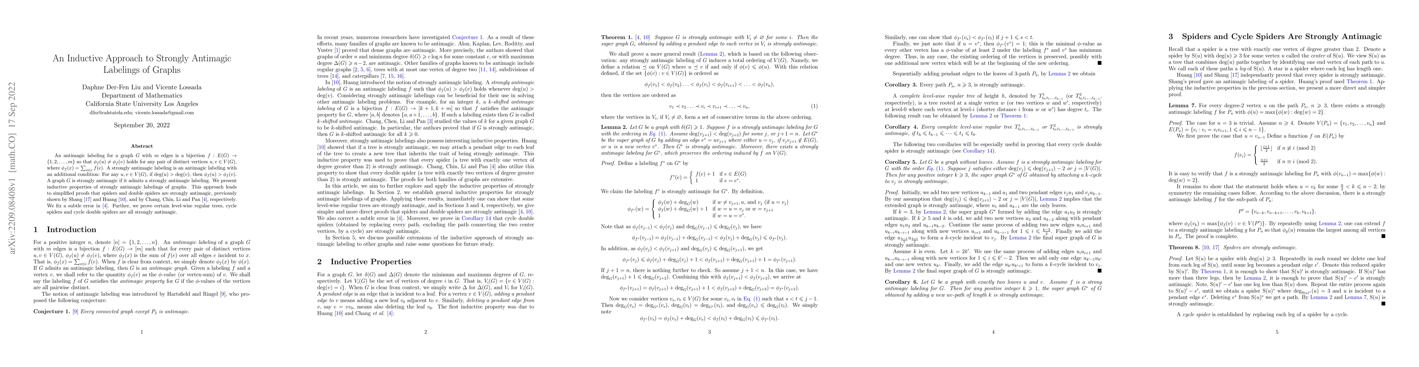 Thumbnail for An Inductive Approach to Strongly Antimagic Labelings of Graphs