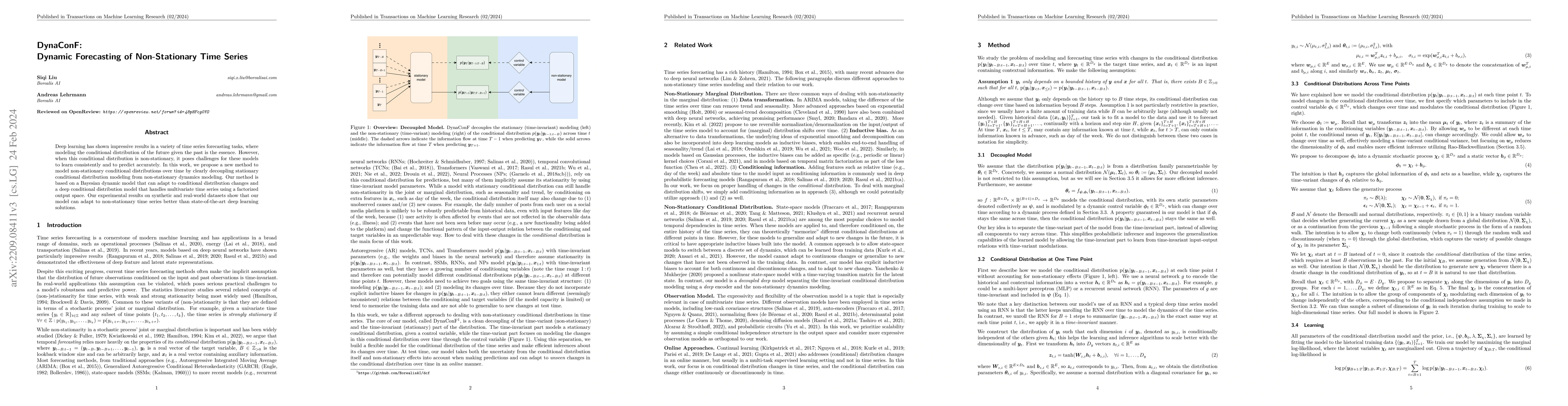 Thumbnail for DynaConF: Dynamic Forecasting of Non-Stationary Time Series