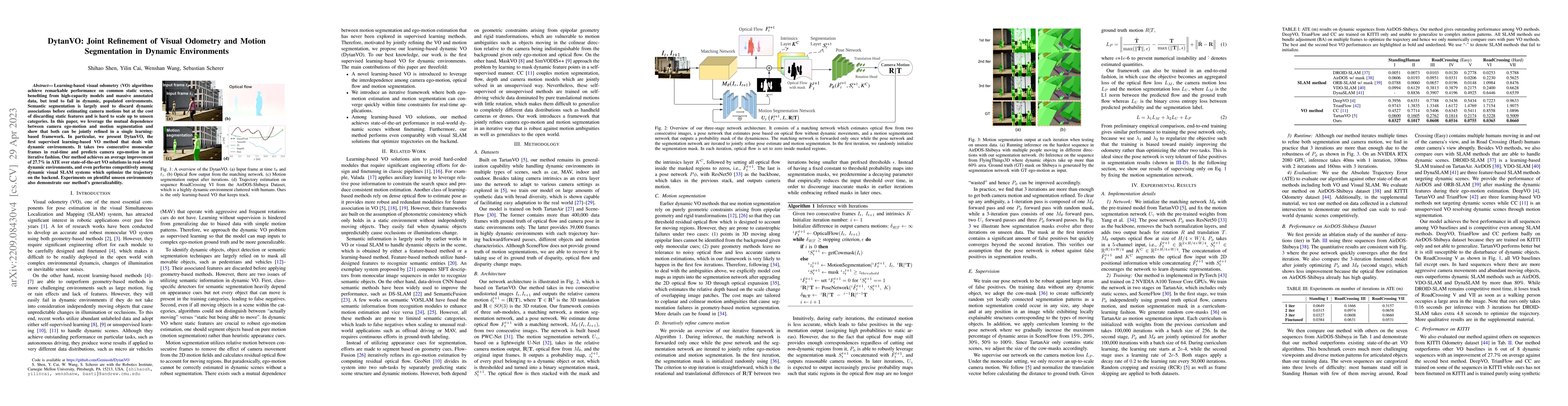 Thumbnail for DytanVO: Joint Refinement of Visual Odometry and Motion Segmentation in
  Dynamic Environments