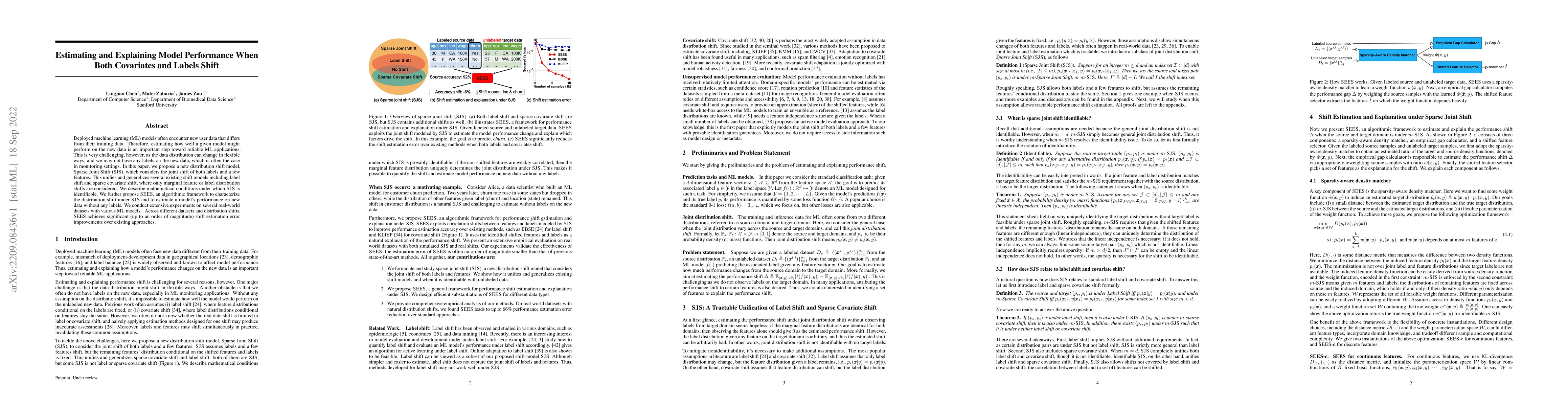 Thumbnail for Estimating and Explaining Model Performance When Both Covariates and
  Labels Shift
