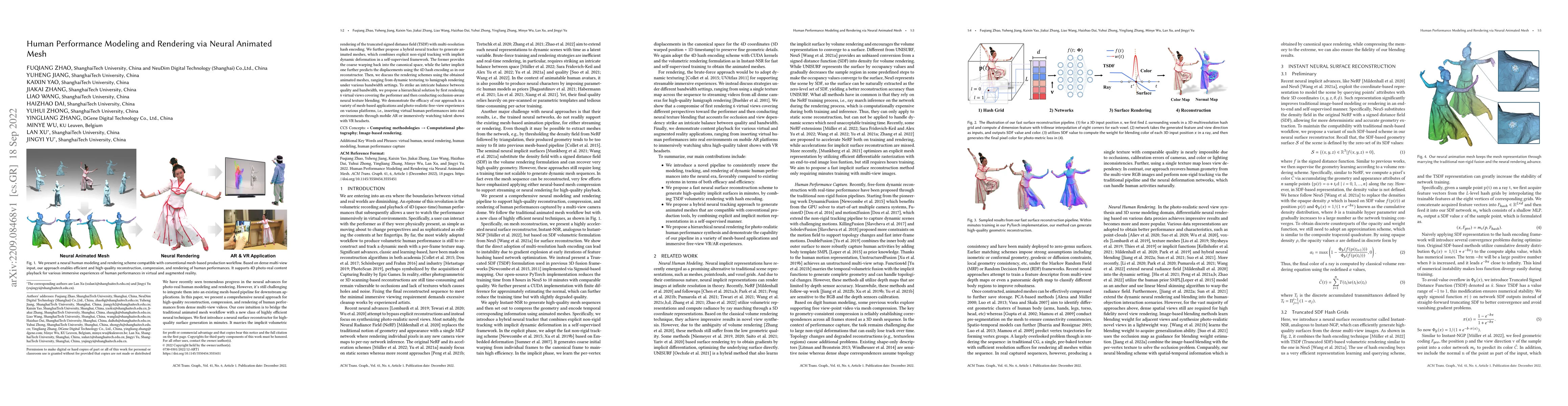 Thumbnail for Human Performance Modeling and Rendering via Neural Animated Mesh