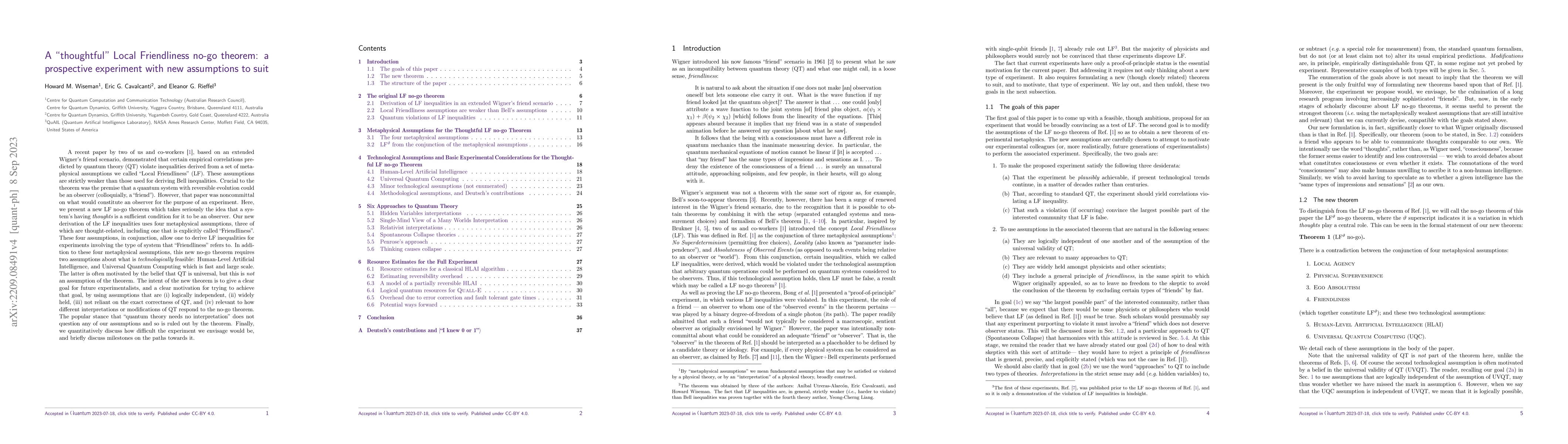 Thumbnail for A "thoughtful" Local Friendliness no-go theorem: a prospective
  experiment with new assumptions to suit