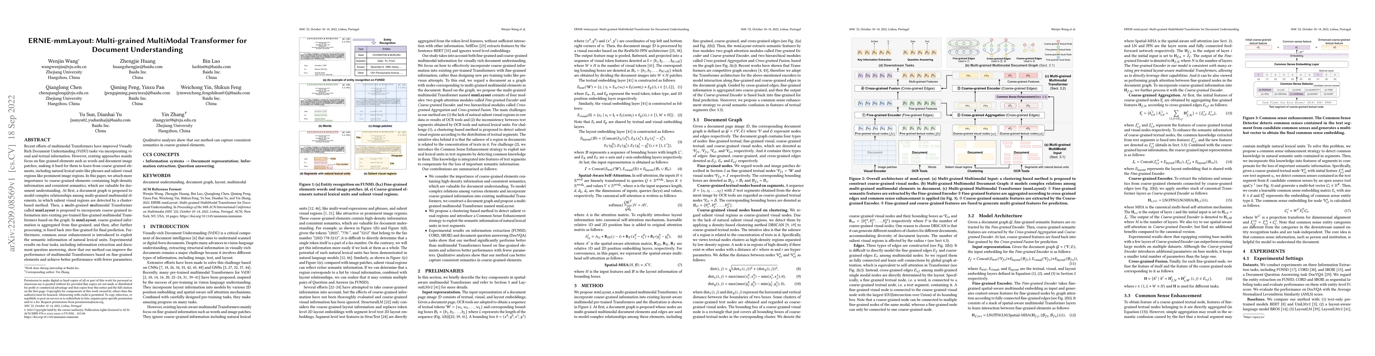 Thumbnail for ERNIE-mmLayout: Multi-grained MultiModal Transformer for Document
  Understanding