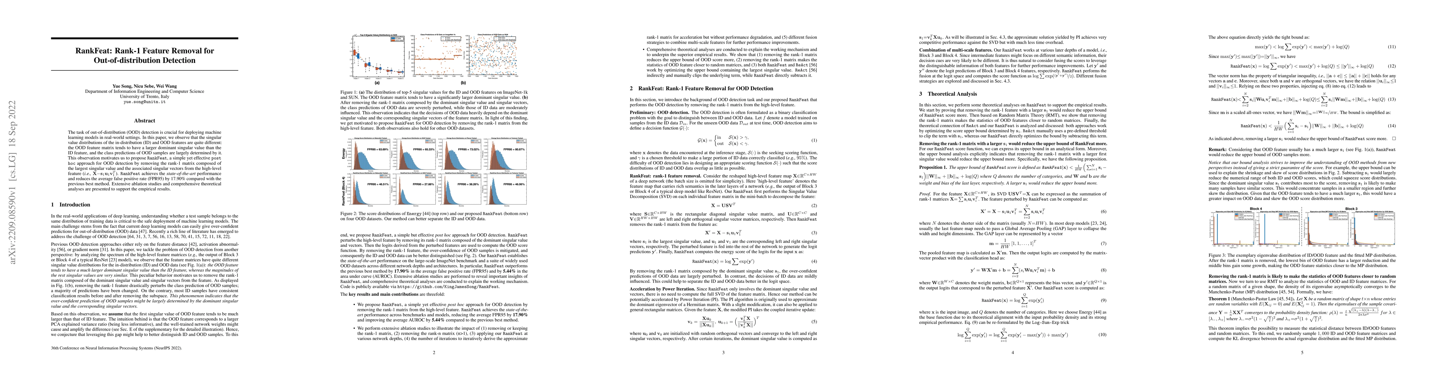 Thumbnail for RankFeat: Rank-1 Feature Removal for Out-of-distribution Detection