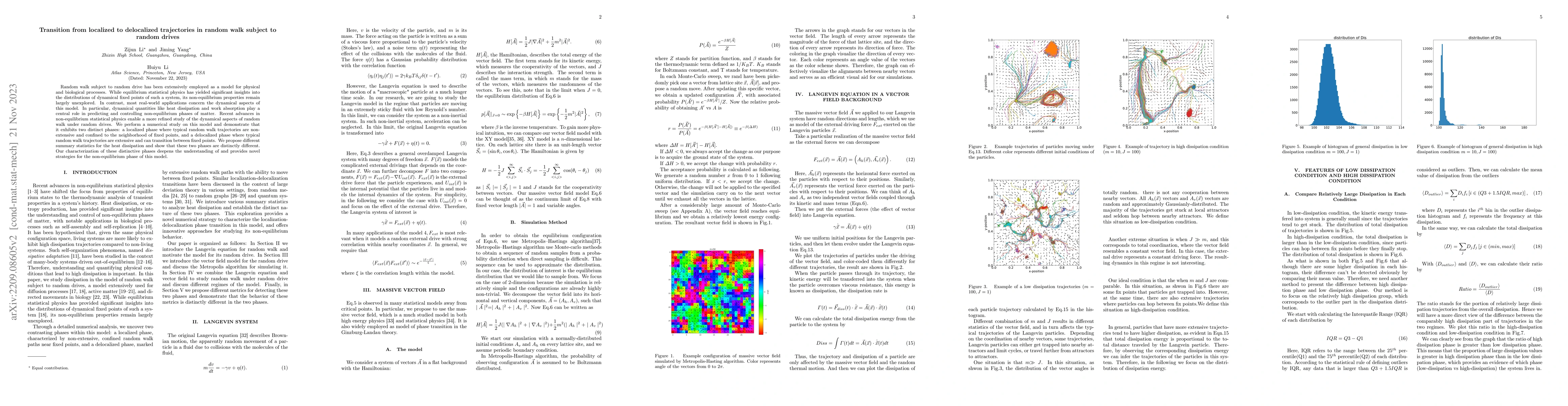 Thumbnail for Transition from localized to delocalized trajectories in random walk
  subject to random drives