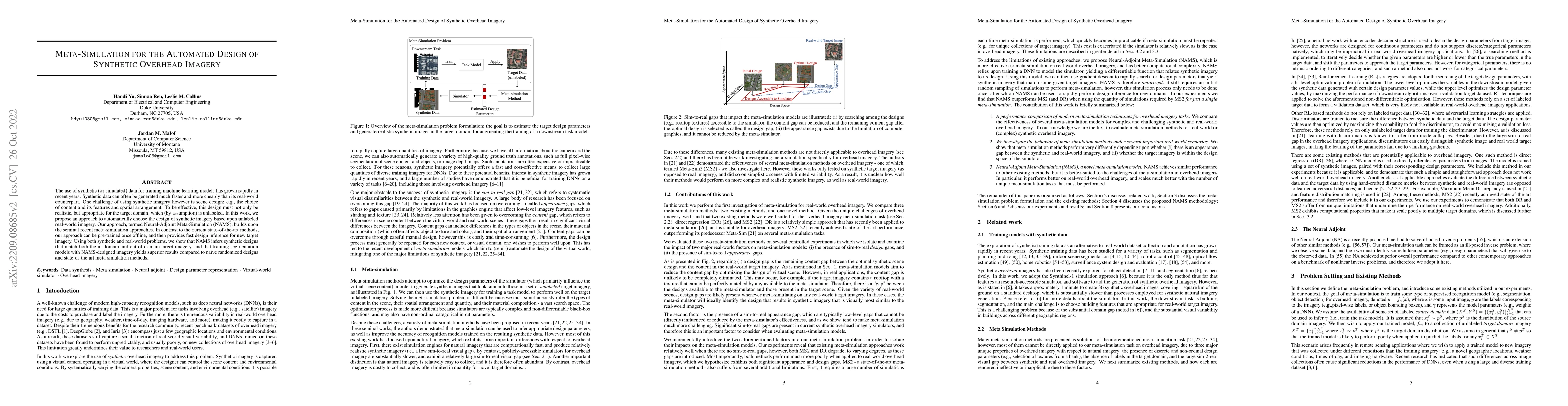 Thumbnail for Meta-simulation for the Automated Design of Synthetic Overhead Imagery