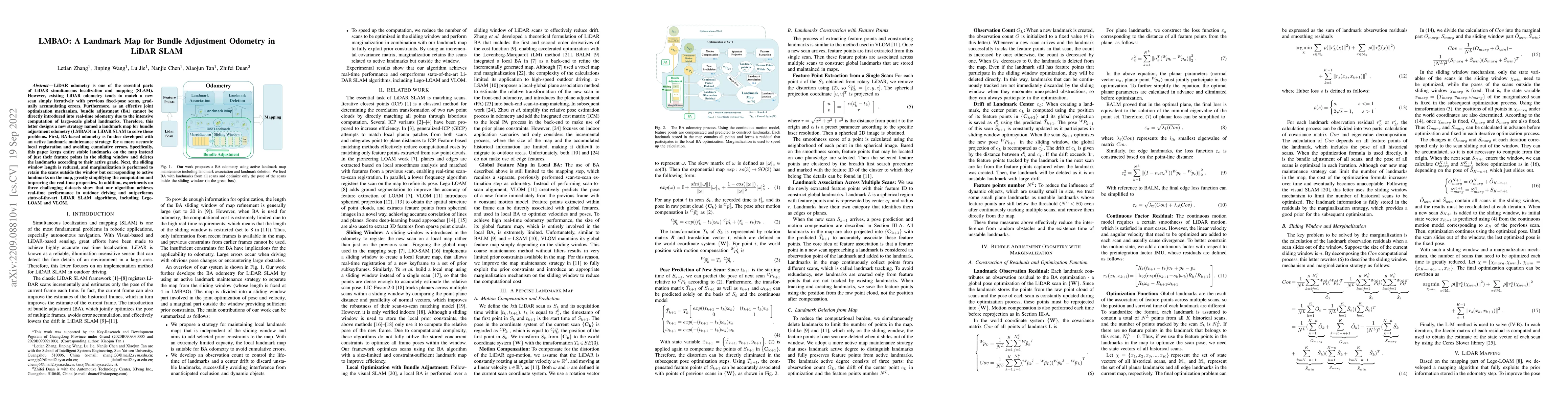 Thumbnail for LMBAO: A Landmark Map for Bundle Adjustment Odometry in LiDAR SLAM