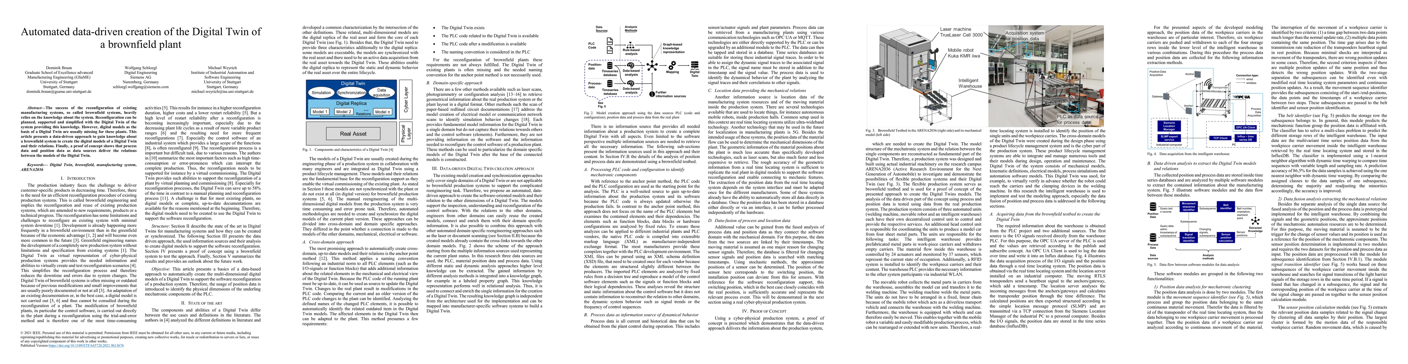 Thumbnail for Automated data-driven creation of the Digital Twin of a brownfield plant