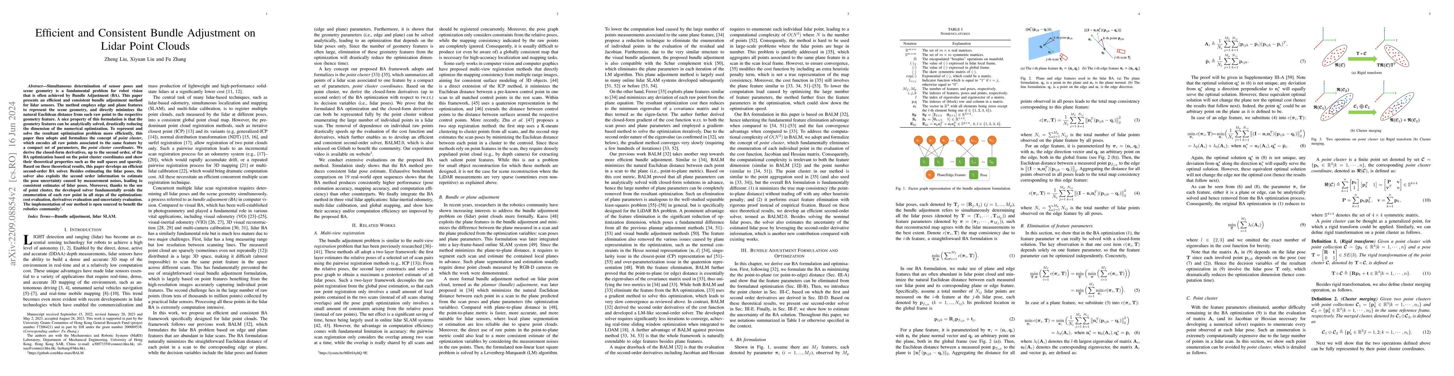 Thumbnail for Efficient and Consistent Bundle Adjustment on Lidar Point Clouds