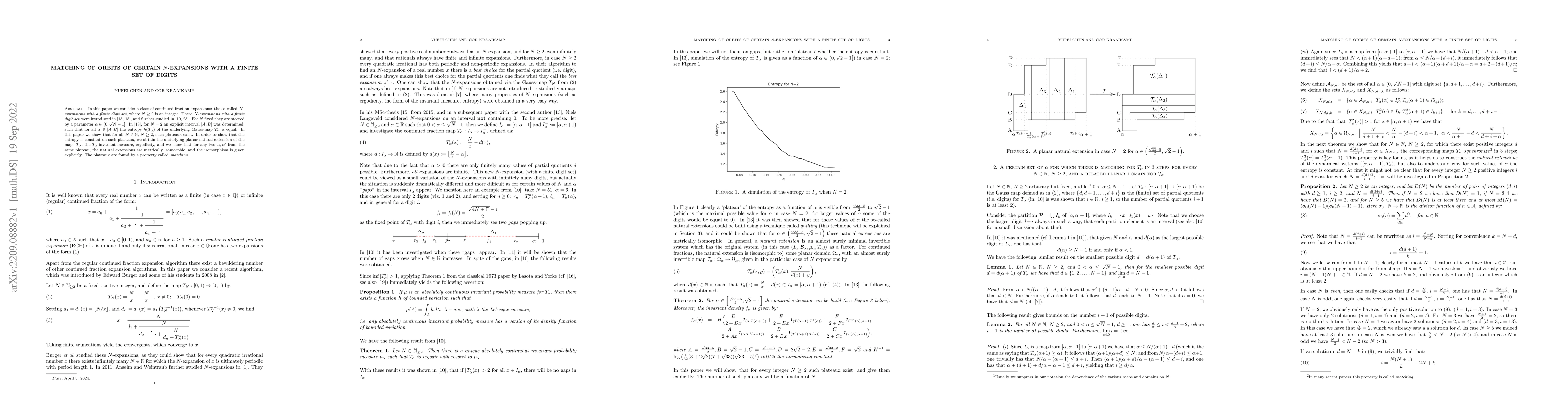 Thumbnail for Matching of orbits of certain $N$-expansions with a finite set of digits