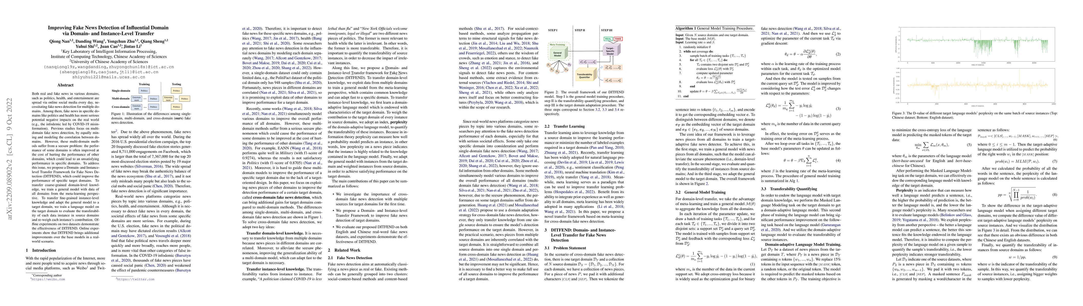 Thumbnail for Improving Fake News Detection of Influential Domain via Domain- and
  Instance-Level Transfer