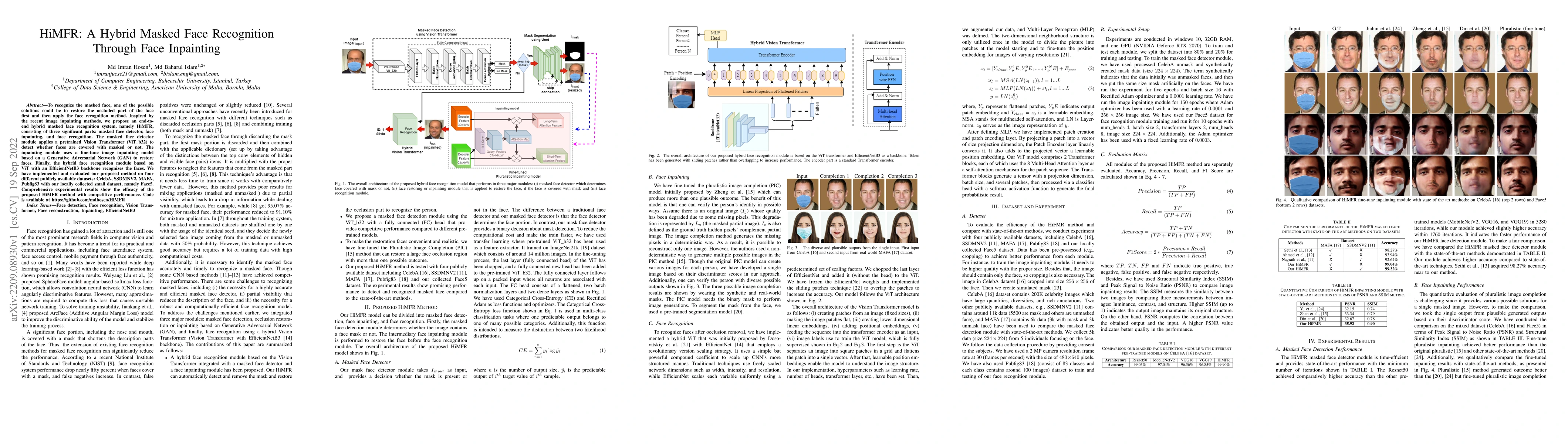 Thumbnail for HiMFR: A Hybrid Masked Face Recognition Through Face Inpainting