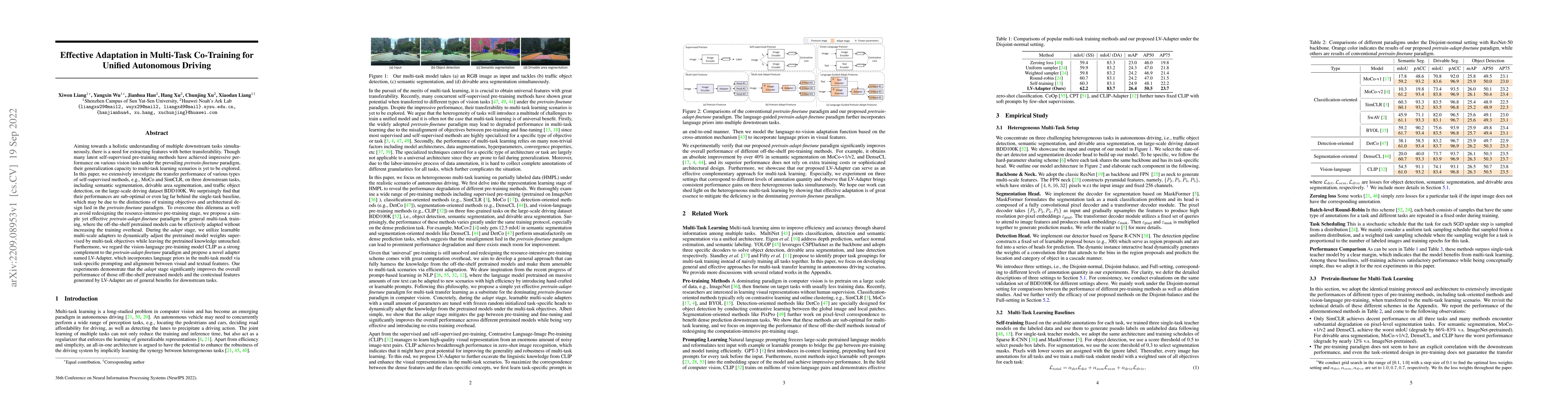 Thumbnail for Effective Adaptation in Multi-Task Co-Training for Unified Autonomous
  Driving