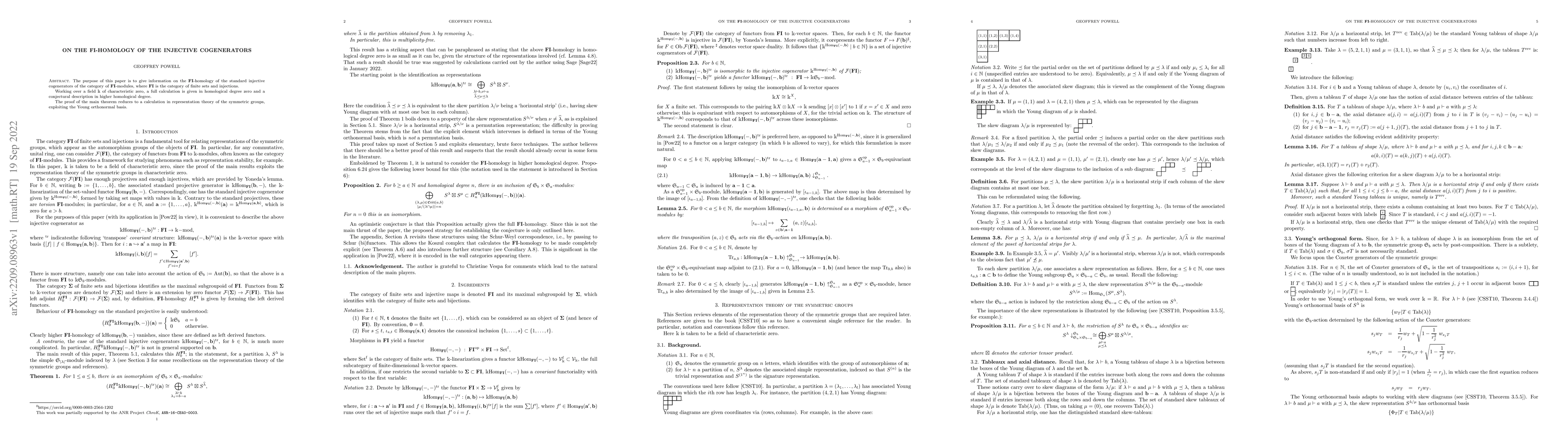 Thumbnail for On the FI-homology of the injective cogenerators