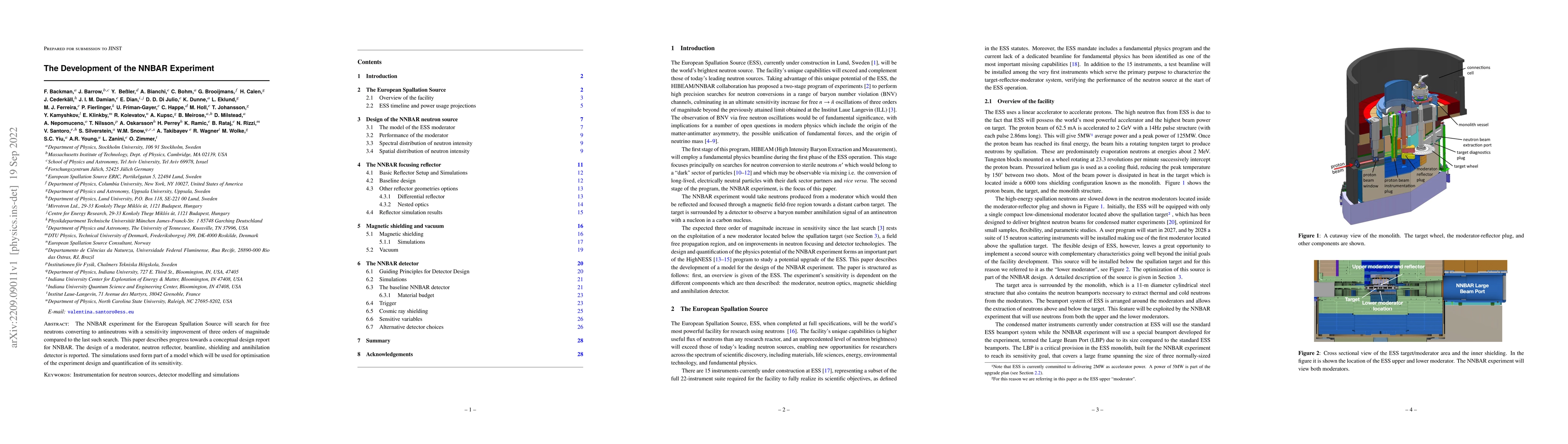 Thumbnail for The Development of the NNBAR Experiment