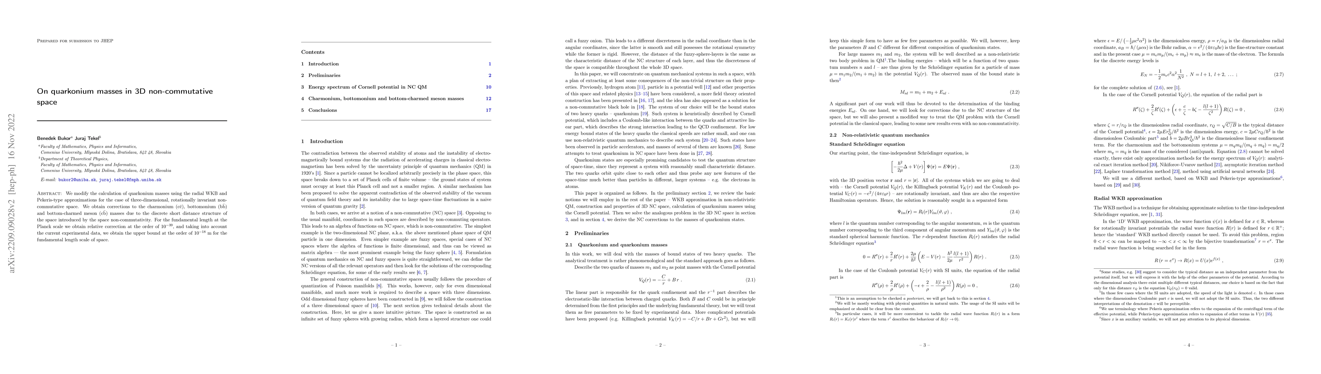 Thumbnail for On quarkonium masses in 3D non-commutative space