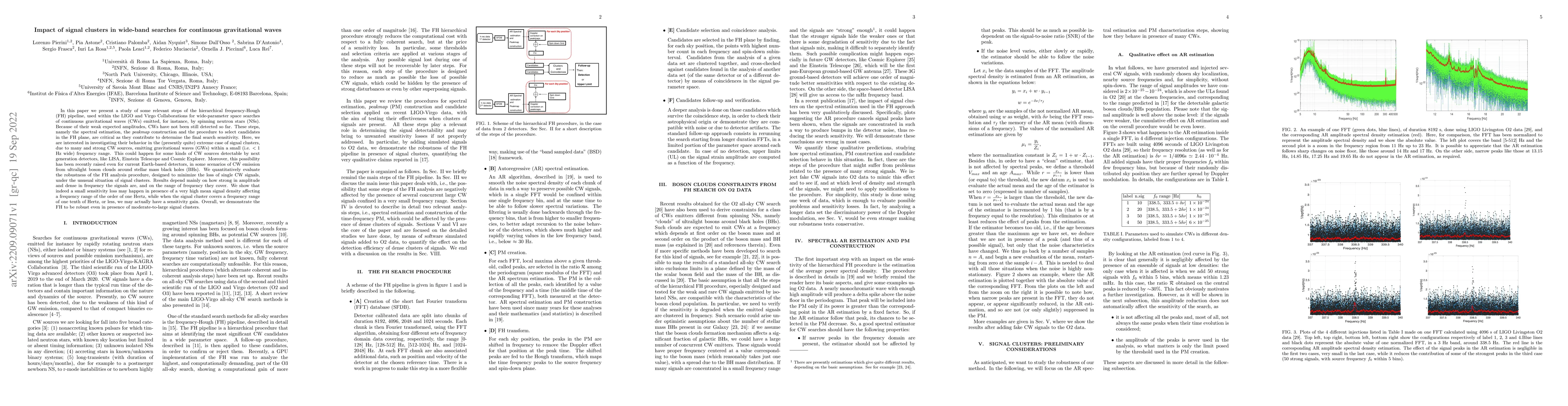 Thumbnail for Impact of signal clusters in wide-band searches for continuous
  gravitational waves