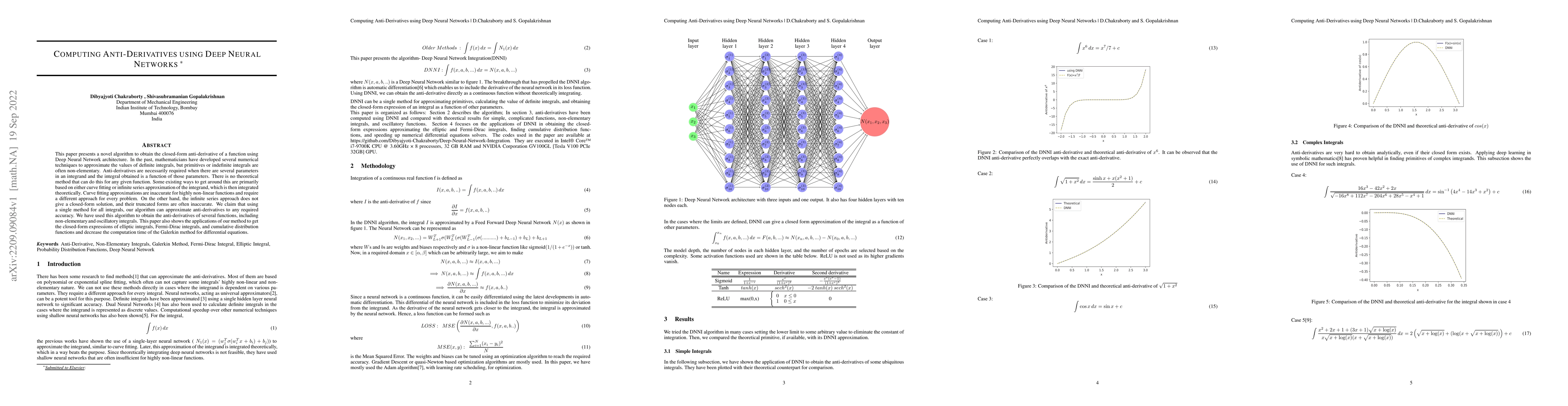 Thumbnail for Computing Anti-Derivatives using Deep Neural Networks