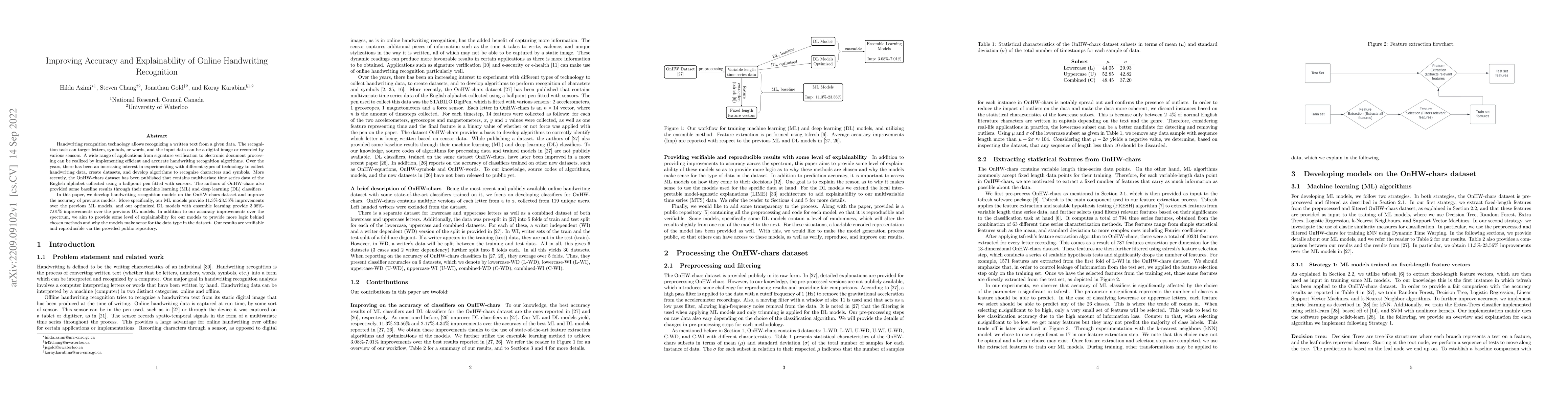 Thumbnail for Improving Accuracy and Explainability of Online Handwriting Recognition