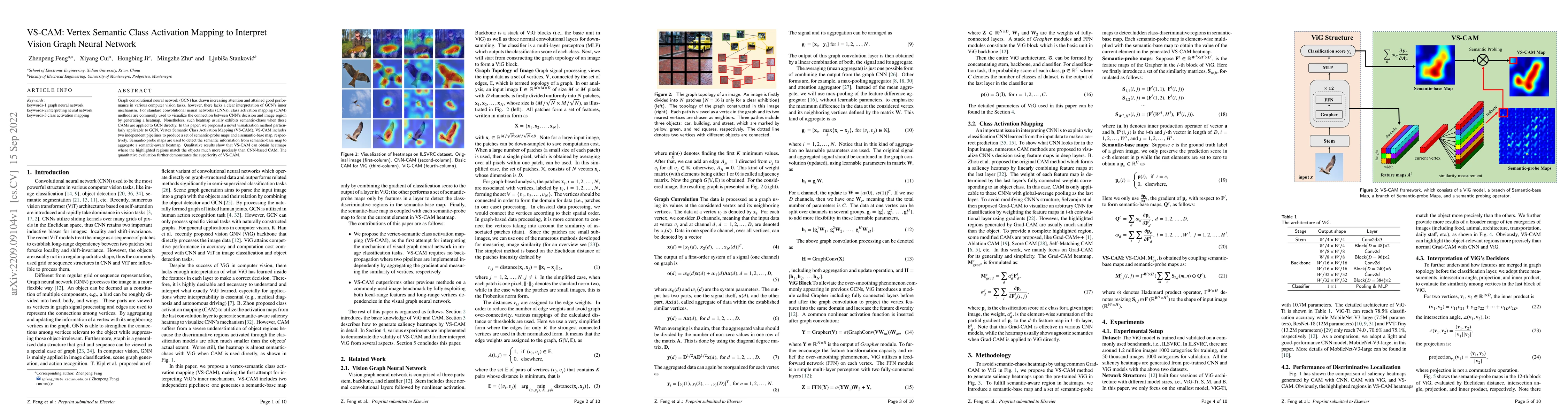 Thumbnail for VS-CAM: Vertex Semantic Class Activation Mapping to Interpret Vision
  Graph Neural Network