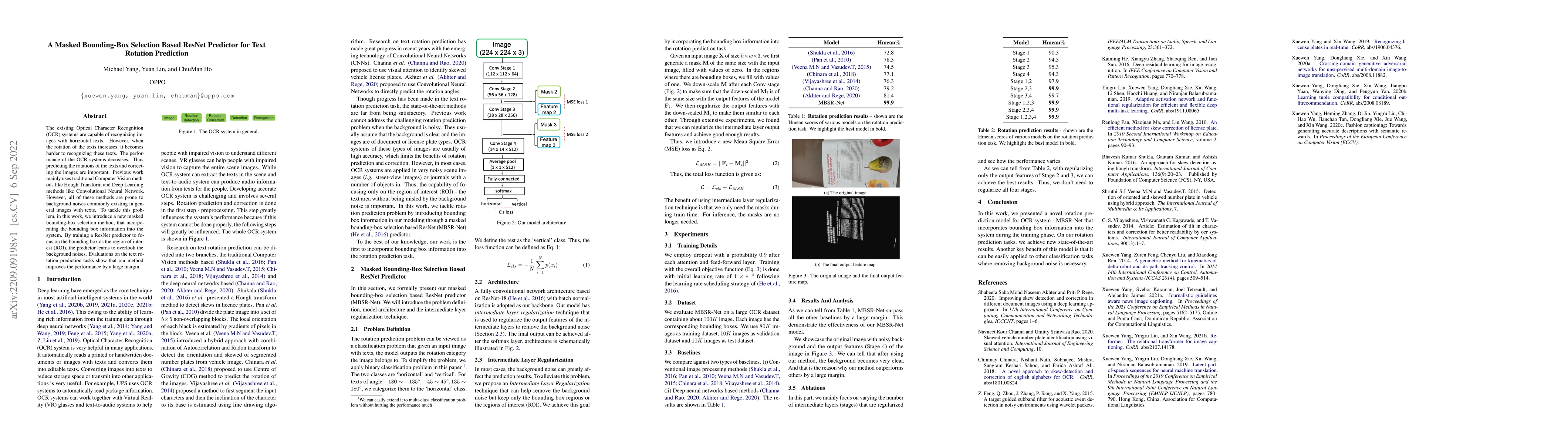 Thumbnail for A Masked Bounding-Box Selection Based ResNet Predictor for Text Rotation
  Prediction