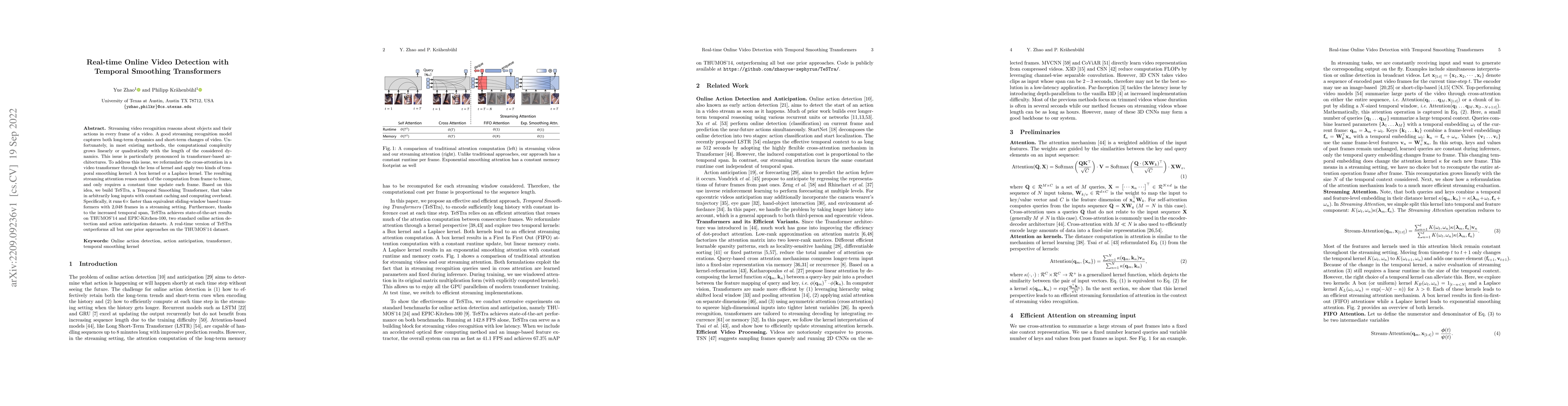 Thumbnail for Real-time Online Video Detection with Temporal Smoothing Transformers