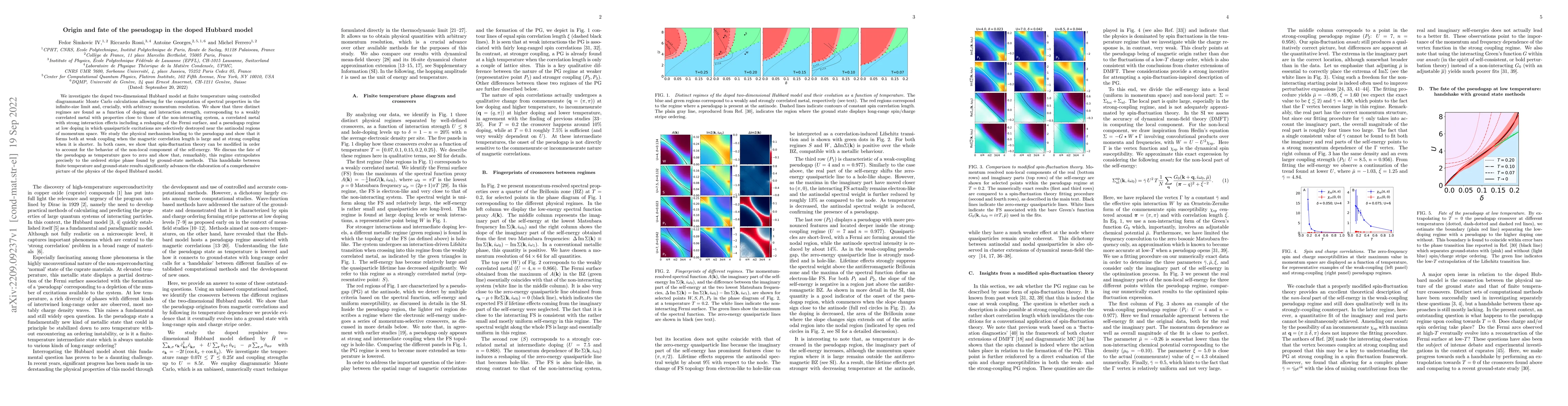 Thumbnail for Origin and fate of the pseudogap in the doped Hubbard model