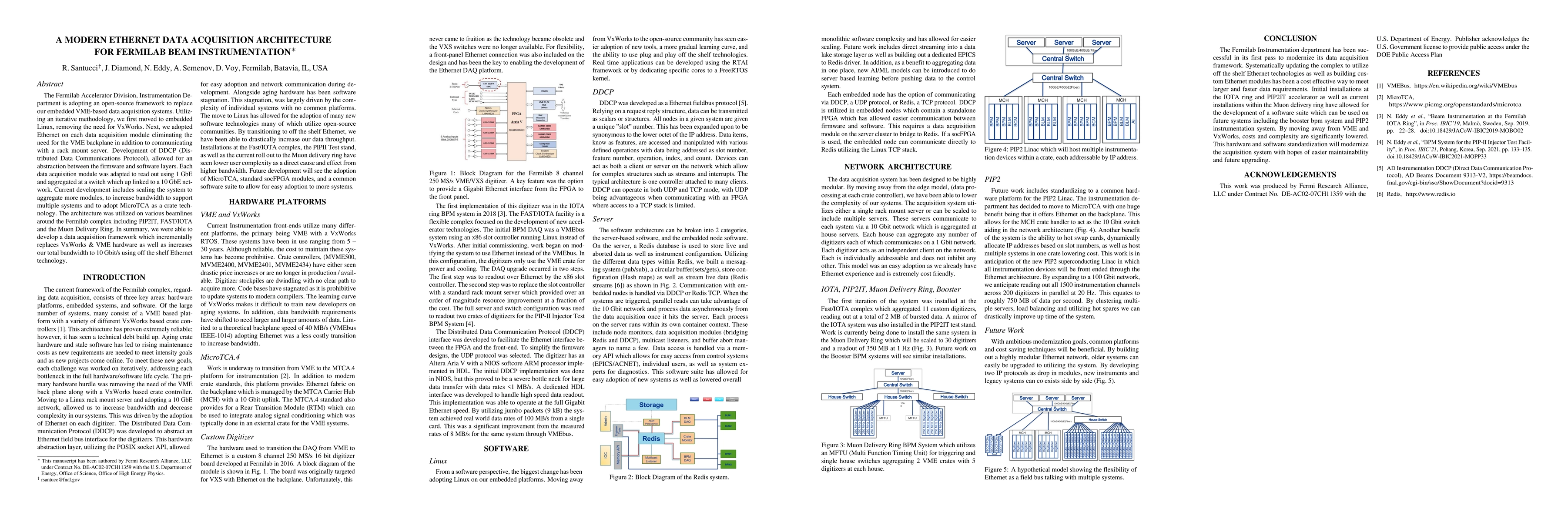 Thumbnail for A Modern Ethernet Data Acquisition Architecture for Fermilab Beam
  Instrumentation