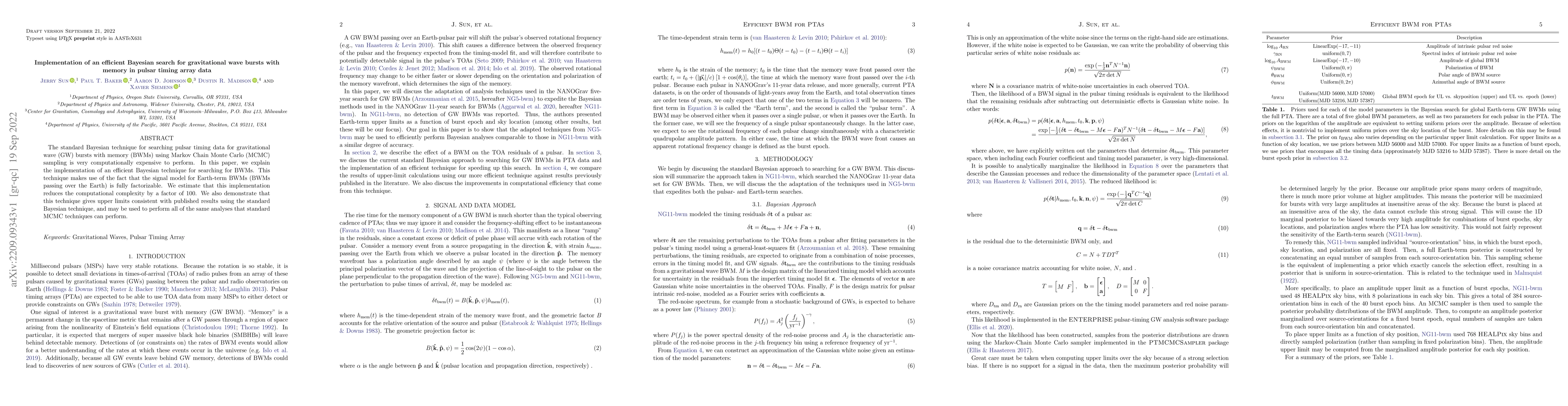 Thumbnail for Implementation of an efficient Bayesian search for gravitational wave
  bursts with memory in pulsar timing array data