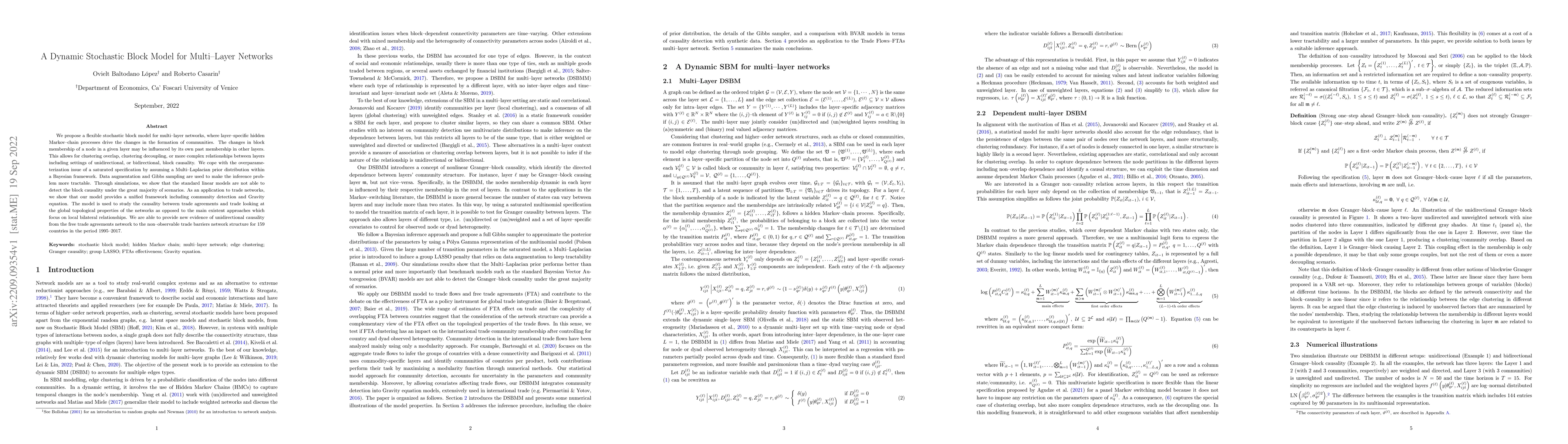 Thumbnail for A Dynamic Stochastic Block Model for Multi-Layer Networks